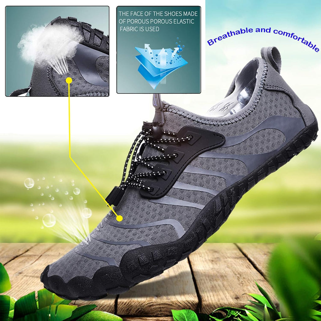 Skiennix Water Shoes - Quick Dry Barefoot Aqua Shoes for Men & Women | Ideal for Beach, Pool, Hiking, and Yoga