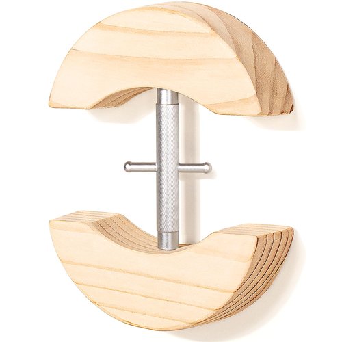 Upgraded Hat Stretcher for Fitted Hats, Adjustable Cowboy Hat Stretcher Fit All Caps - Wooden Heavy Duty of Cap Extender w. a Rotating Rod