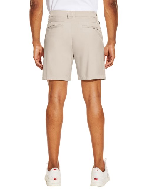 PULI Mens Golf Shorts 7 Inch Inseam Business Dress Casual Stretch Work Hiking Quick Dry