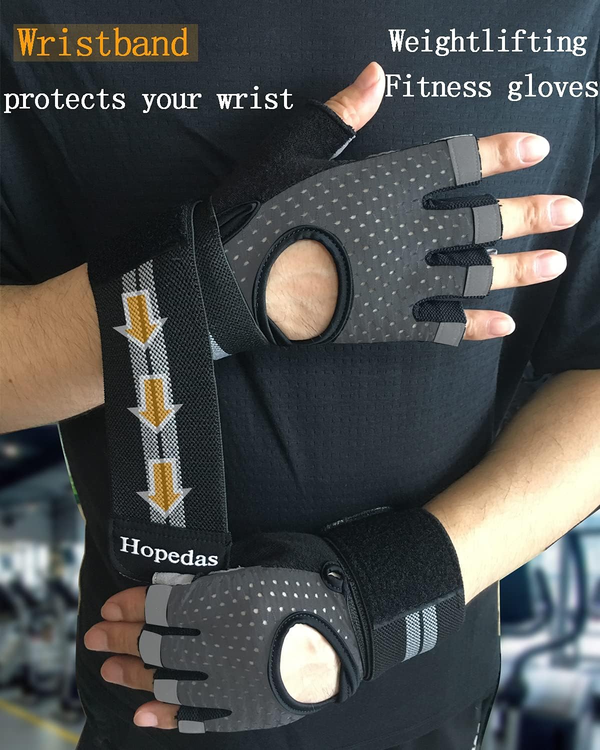 Skiennix Workout Gloves - Weight Lifting Palm Support for Men & Women | Fitness Training Gear