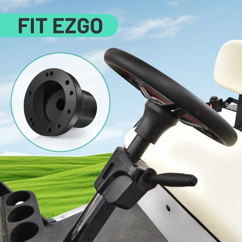 Orle Oko Golf Cart Steering Wheel Adapter For EZGO TXT & RXV with 5-6 holes Golf Cart Steering Wheel