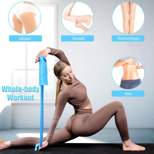 Exercicse Bands Set for Women or Men, GOAITOU Professional 5 Pack Resistance Bands with Same Resistance Level, Fitness Workout Band, Elastic Bands for Yoga, Pilates, Strength Training