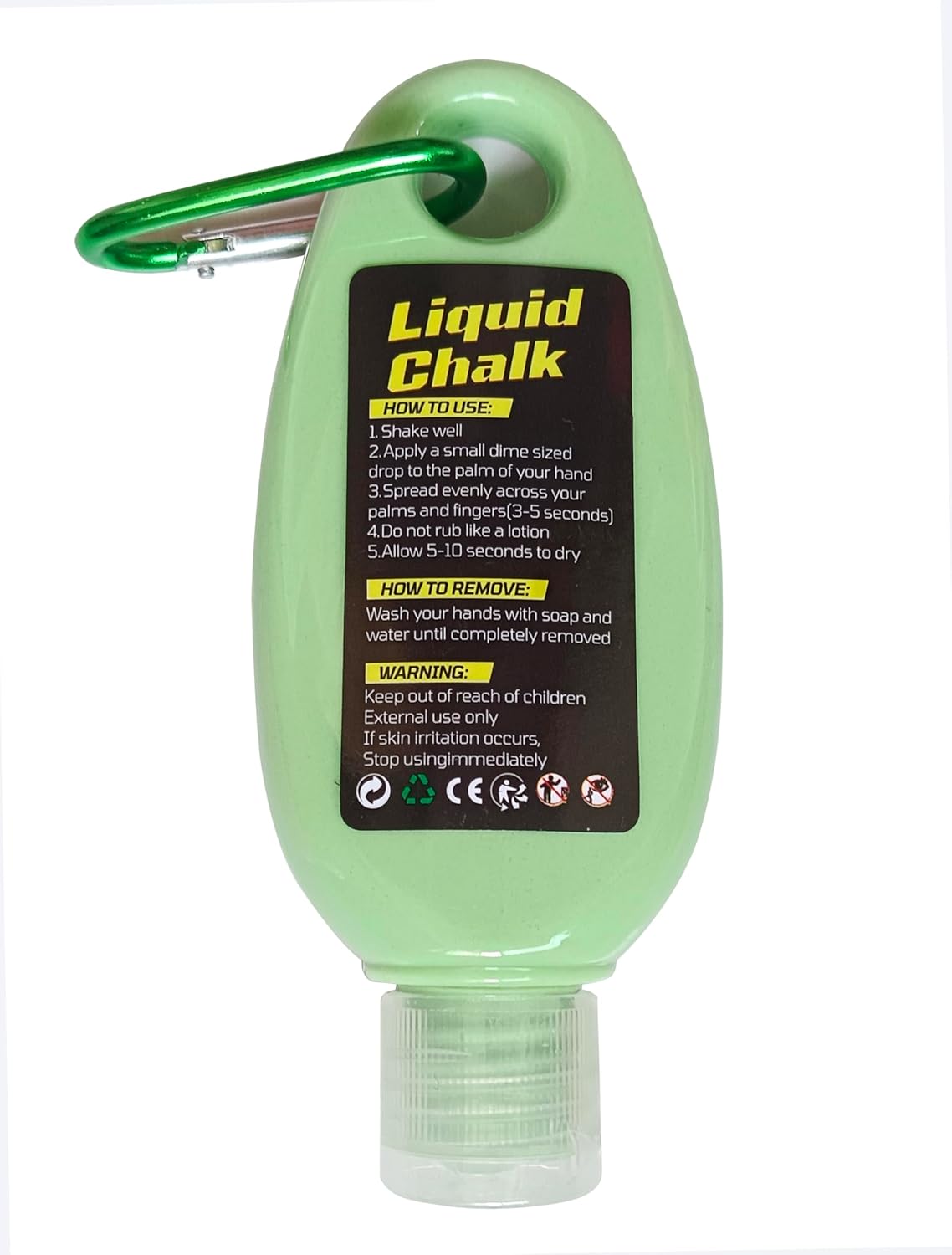 Skiennix Liquid Chalk - Mess-Free Gym Chalk for Weightlifting, Rock Climbing & More | 2oz (60ml)