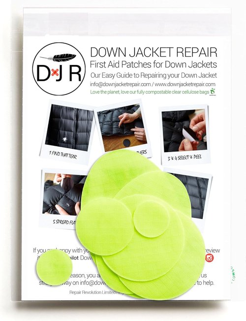 Down Jacket Repair Patches - Waterproof Self-Adhesive, Tear-Resistant | 7-Piece Set for Outdoor Gear