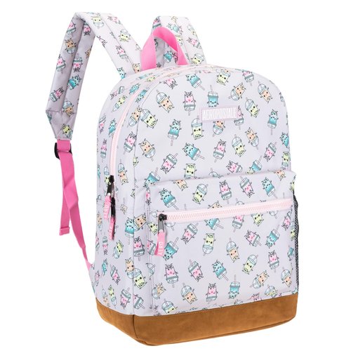AEROPOSTALE Upgraded Fieldtrip Backpack for Girls - Womens Bag for Everyday Use, Daypack for Travel (Boba Party)