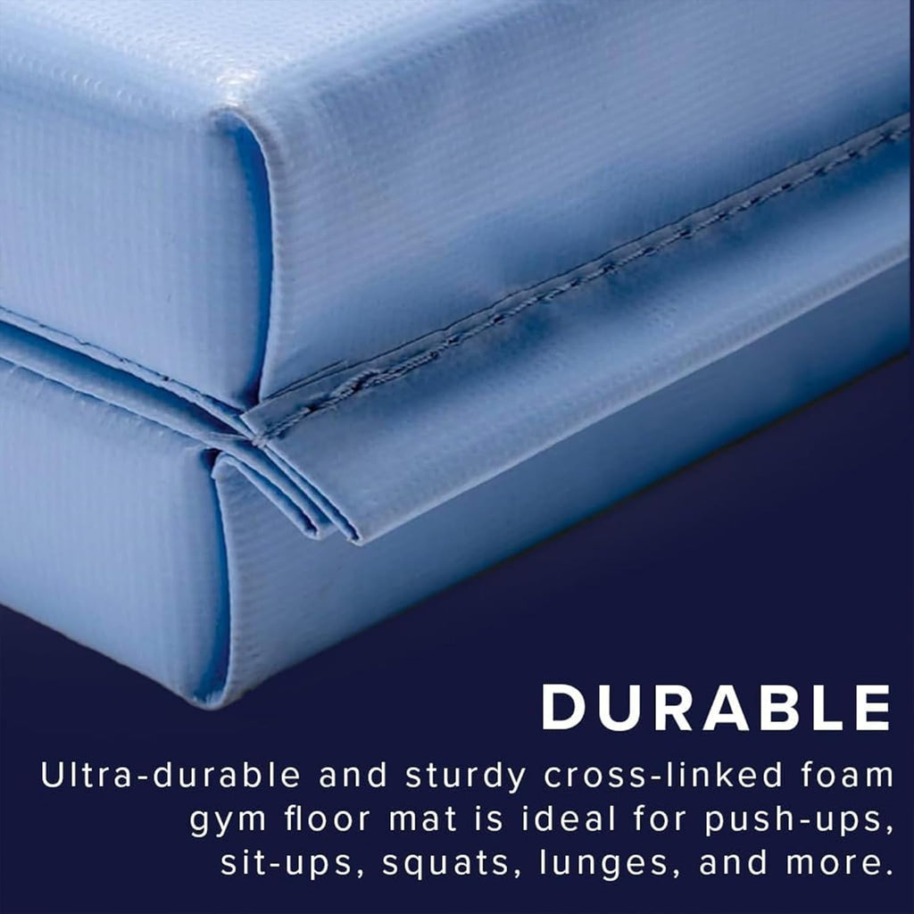 We Sell Mats Core Basic Fitness Mat - All-Purpose Gym Mat for Home Workout | Available in 2x6, 4x6, 4x8 Sizes
