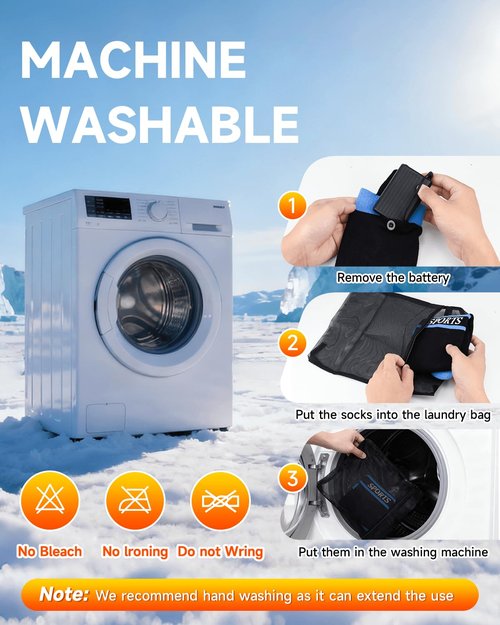 Heated Socks, 8500mAh*2 APP Control Electric Heated Socks for Men Women, Rechargeable Battery Powered Socks, Foot Warmer for Winter Hunting Ski Hiking Camping Outdoor