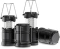 Lichamp LED Camping Lanterns - 4 Pack Battery Powered, Collapsible & Portable Emergency Lights