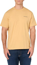Columbia Men's Sun Trek Short Sleeve Tee - Lightweight Comfort in Light Camel | Size Small
