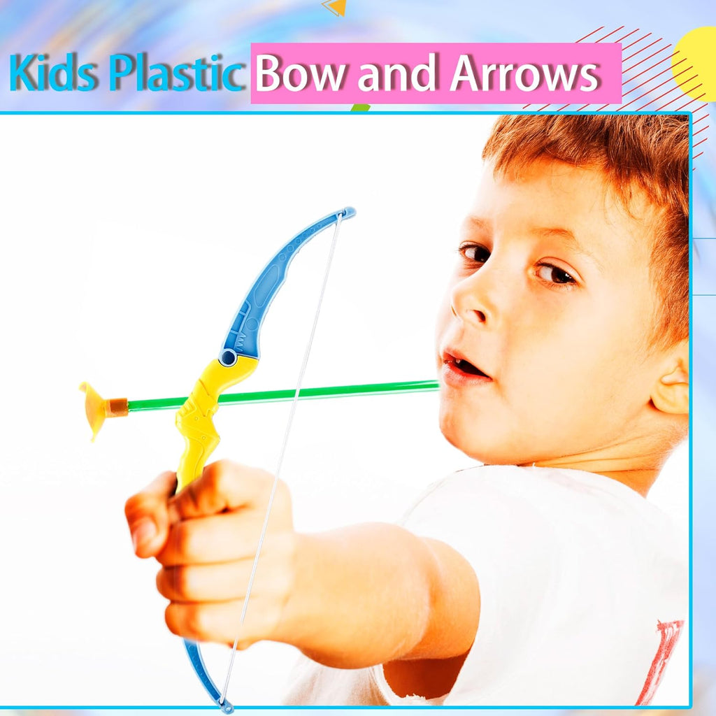 Skiennix Mini Bow and Arrow Set - Colorful Archery Shooter Toy for Kids | Indoor & Outdoor Fun