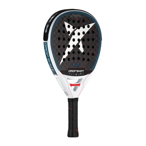 Drop Shot Conqueror 12 Padel Racket 12K Carbon with Eva Pro Core Teardrop Shape High Performance Competition Frame