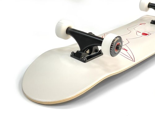 HORIZON BLUE 31.75inch Maple Skateboard Skateboard Complete for Beginners, Intermediate and Pros (Mimic)
