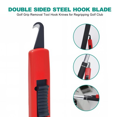 Acebirdie Golf Grip Kit for Regripping Golf Clubs - Golf Grip Removal Tool Set 360° Swivel Portable Table Vise for Golf Grip Removal Tool with Solvent, Golf Club Regripping Kit