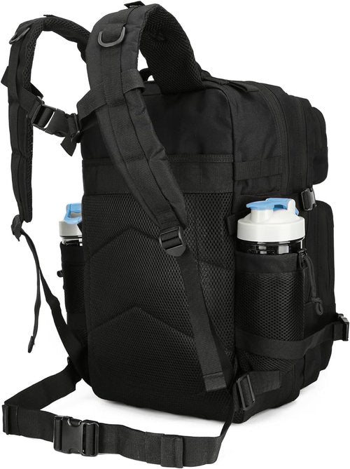 BAIXINGBAGS 45L Tactical Backpack - Waterproof Design for Men | Ideal for Tactical Operations (Black)