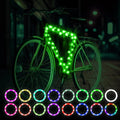 GOSLMYY Bike Frame Light, LED RGB Waterproof Remote Control 16 Color Change Ultra Bright Bicycle Lights Keeps Your Ride Fun and Safe at Night Gifts