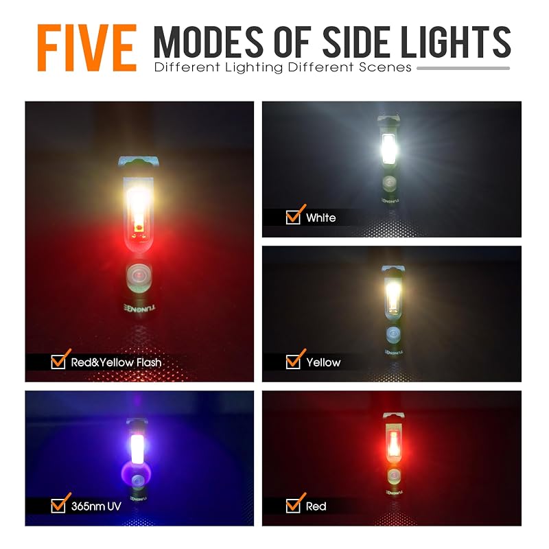 S15PRO Rechargeable Keychain Flashlight 750 Lumen with COB – Green (Variation of THIS listing)