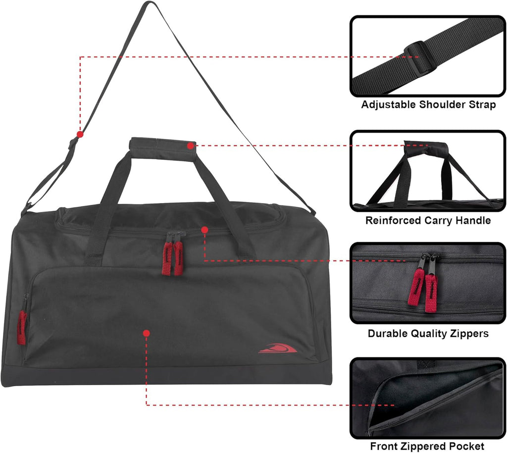 Skiennix Lightweight Canvas Duffle Bag - Versatile Travel & Gym Organizer | Unisex Design