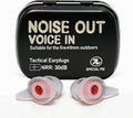 Regine Switzerland Shooting Ear Plugs - 30 dB NRR Impulse Noise Reduction | Reusable Silicone for Outdoor Shooting & Hunting