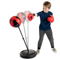 Punching Bag for Kids & Boxing Gloves Set - Adjustable Freestanding Jr Speed Bag (Small)