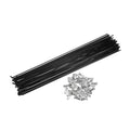 ACROPIX 40 Pcs Bicycle Steel Spokes 14G Bike Spoke 292mm Length with Nipples for Most Bicycle Car Parts