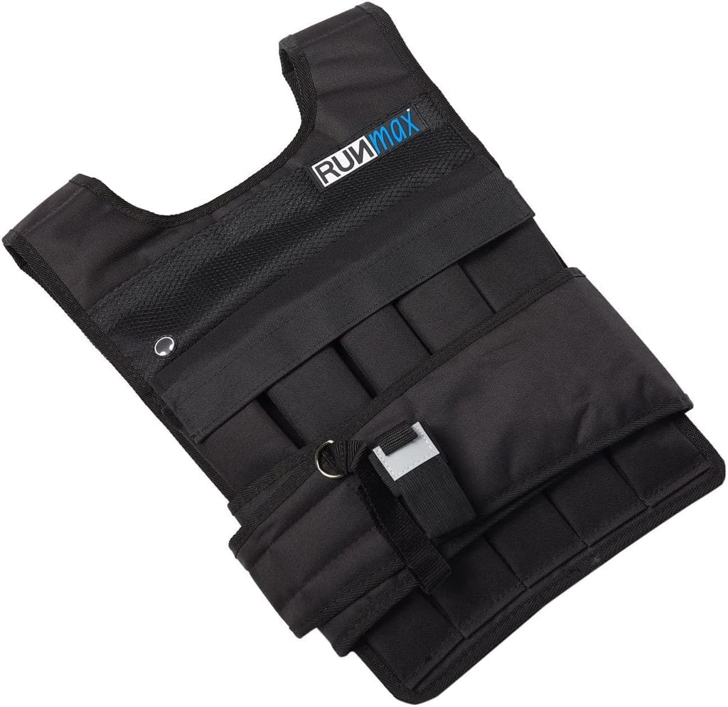RUNFast 40lbs Pro Weighted Vest - Adjustable Fit for Enhanced Strength Training & Endurance