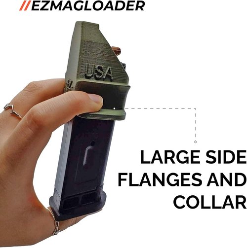 EZMAGLOADER Magazine Loader for Springfield XD & Hellcat 9mm | Easy Pain-Free Loading & Comfortable Grip