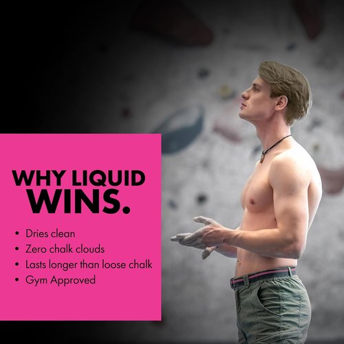 Death Grip Dark Tide Liquid Chalk - High-Performance Gym Chalk for Maximum Grip | Long-Lasting for Lifting & Climbing