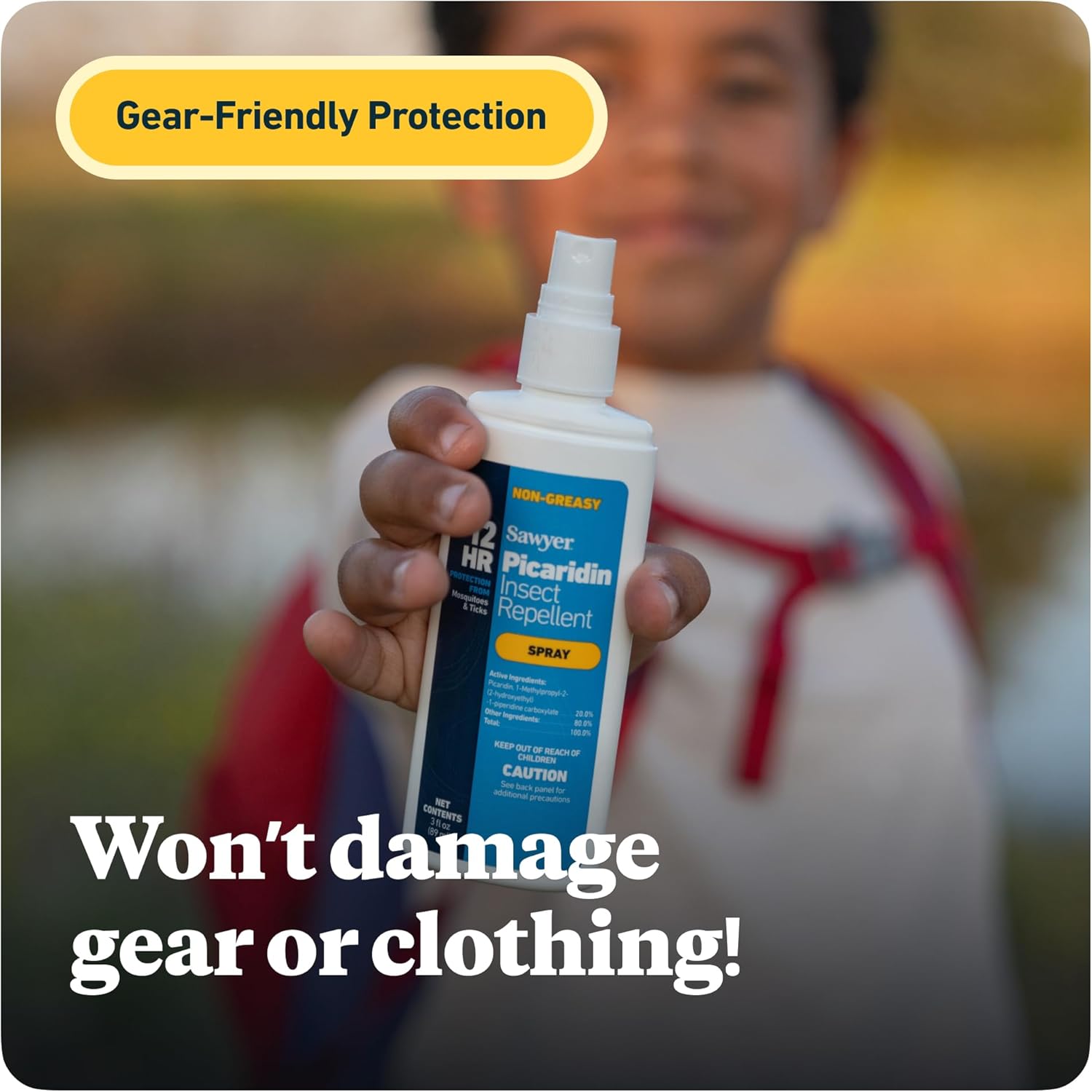 Sawyer Products SP543 Premium Insect Repellent with 20% Picaridin, Pump Spray, 3-Ounce,Clear