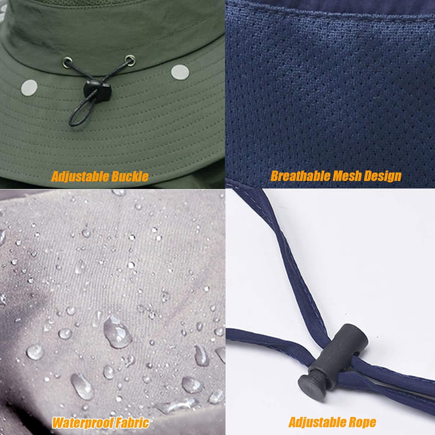 Skiennix Fishing Hat - UV Sun Protection Wide Brim with Face Cover & Neck Flap for Men & Women