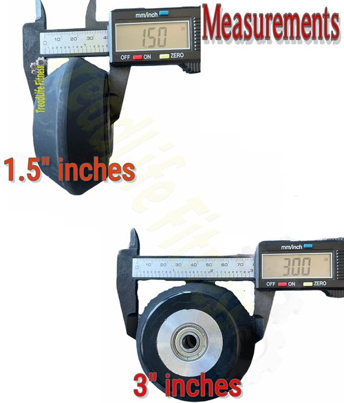 TreadLife Fitness Elliptical Wheel - Compatible with NordicTrack CX1055 - Part Number 206612 - COMES WITH FREE SQUEAK ELIMINATING BEARING GREASE