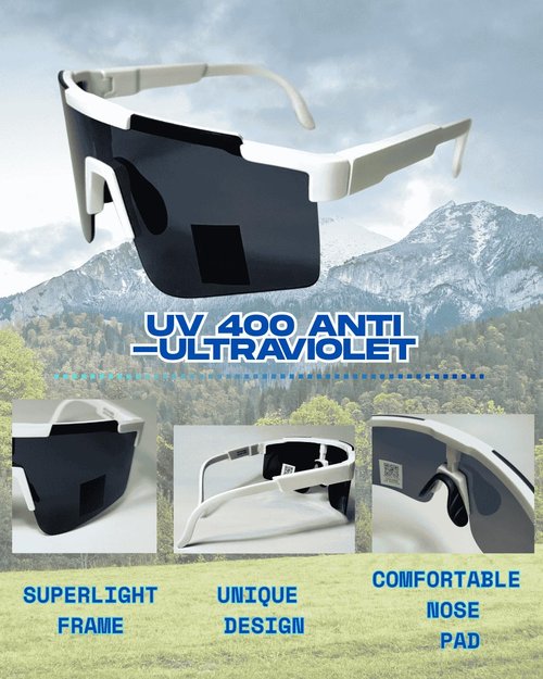 12 pack Sports Sunglasses bulk for Men Women,Driving Fishing Cycling Mountain Bike Sunglasses UV400 Protection, halloween, party, bulk (White, Black)