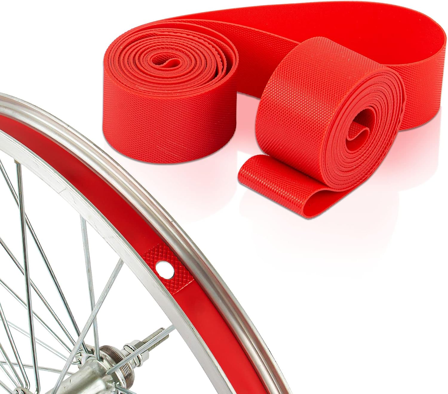 PSLER Bicycle Rim Liner - Durable Tire Protection Strip | 2-Pack Rim Tape for Enhanced Safety
