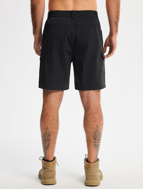 Libin Men's Hiking Cargo Shorts - Lightweight Quick-Dry Design with Zipper Pockets | Perfect for Golf, Work, and Fishing