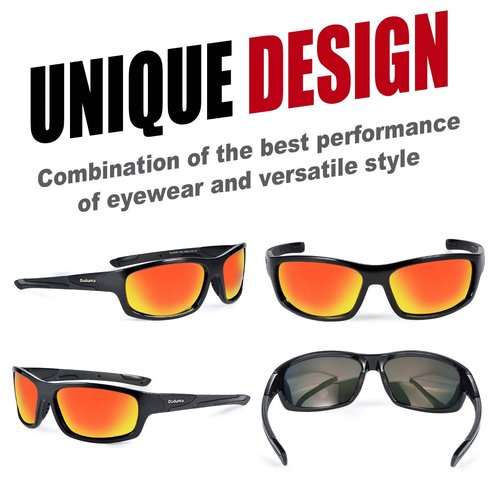 Duduma Polarized Sports Sunglasses for Men Women Baseball Running Cycling Fishing Driving Golf Sunglasses Du645