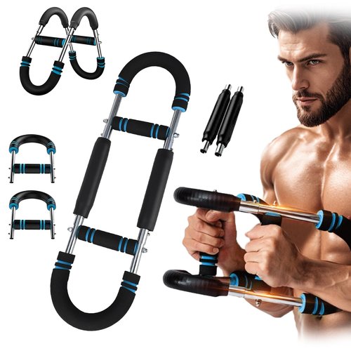 DFENGDF Chest Trainer for Men Arm Chest Trainer for Men Adjustable Arm Chest Exercise Equipment Chest Workout Equipment Home Use Multi-Functional Chest and Shoulder Trainer (60-100lb Adjustable)