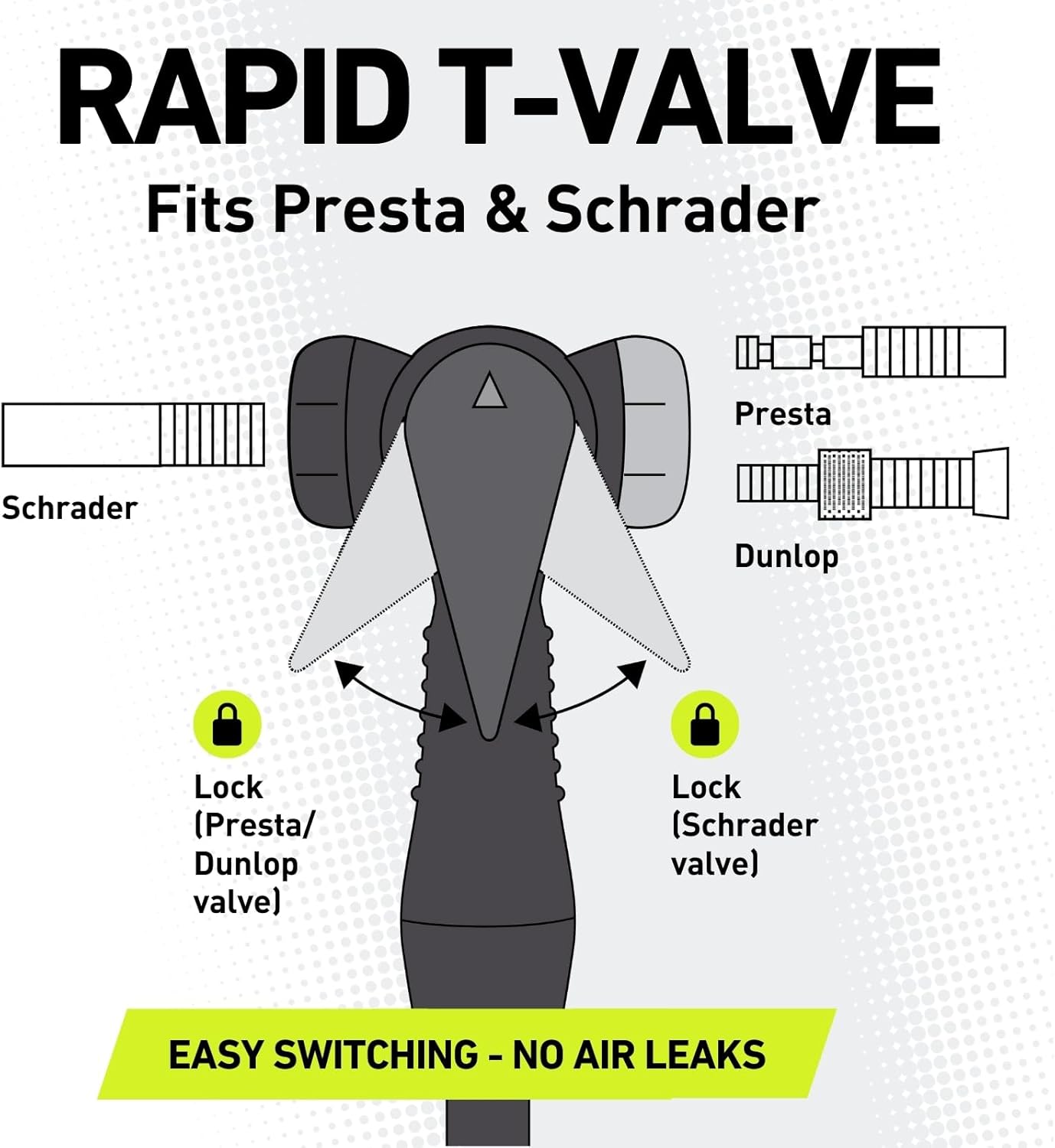 Vibrelli Bike Floor Pump with Gauge - High Pressure 160 PSI | Presta & Schrader Valve Compatibility