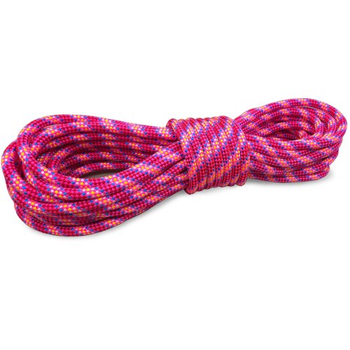 BlazeBeam 8mm Accessory Cord 6M (20ft) UIAA Rock Climbing Rope 14Kn High Tensile Strength Rock Climbing Accessories Cord Double Braid Nylon Cord for Mountain Tree Climbing, Canyoneering,Fire Rescue