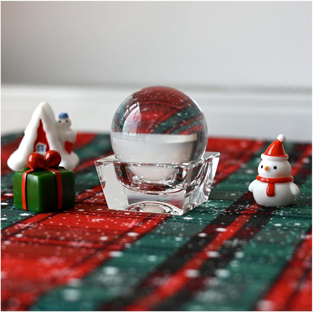 Skiennix Crystal Ball Stand - Clear Sphere Holder for 40mm to 120mm Balls | Perfect Display Base