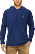 Roadbox Fishing Shirt for Men - UPF 50+ Long Sleeve UV Sun Protection Hoodie | Ideal for Hiking & Swimming
