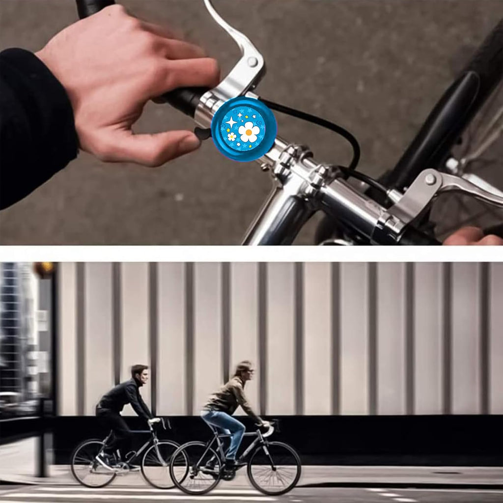 Skiennix Flower Bike Bell - Adjustable Size Bicycle Horn for Kids & Adults | Clear Sound