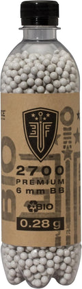 Elite Force Premium Biodegradable 6mm Airsoft BBs - .28 Gram, 2700 Count for Eco-Friendly Play