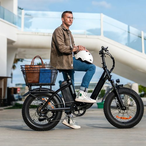 Large Bicycle Basket - Rear Bike Basket with Cargo Net and 2-in-1 Waterproof Cover, Wire Bike Baskets, Large Capacity for Adult Bikes,Electric Bike,Carrying Grocery,Ball,Dog