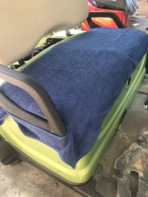 Dr.Acces Golf Cart Seat Cover - Blue Seat Blanket Fit All Carts