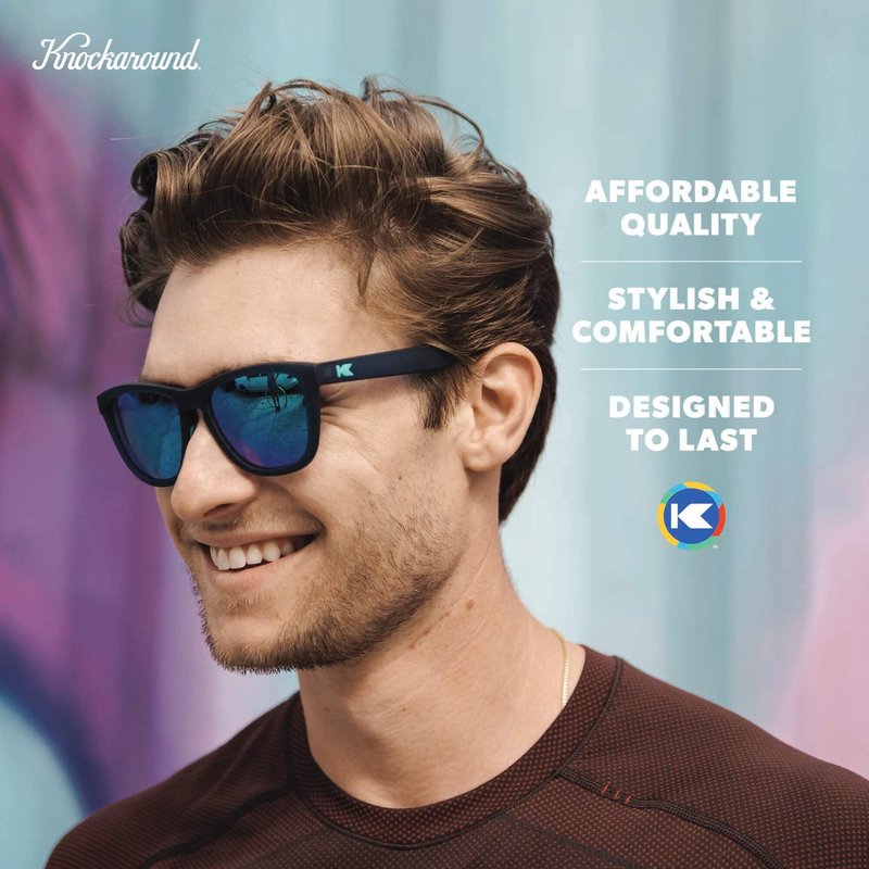Knockaround Premiums Polarized Sunglasses for Men & Women - UV400 Protection