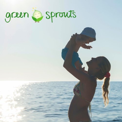 Green Sprouts Unisex Baby Flap Sun Protection Swim Hat - Lightweight & UV-Resistant Design