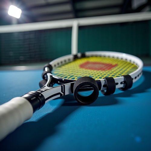 Jinshining 5Pcs Black Tennis Racket Handle Rubber Ring Stretchy Tennis Racquet Band Overgrips, Tennis Racket Grips,Racquet Accessories
