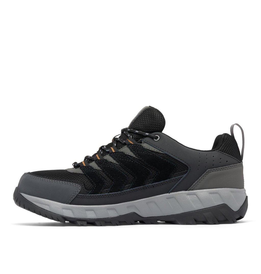 Columbia Men's Strata Trail Low Waterproof, Black/Elk, 11