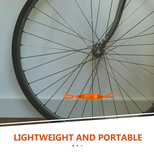 GOOHOCHY Bike Spoke Reflectors for Wheels Bicycle Wheel Reflectors Spoke Reflectors Easy Install Bright Reflective Accessories for Night Riding Safety 9.05 Inch