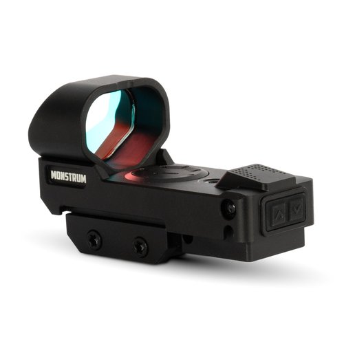 Monstrum Ares Open Reflex Red Dot Sight for Rifles and Long Guns | with Shake Awake Illumination