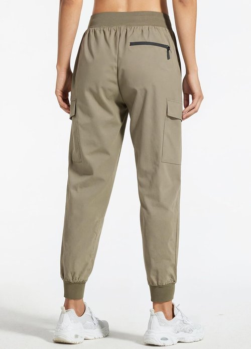 Libin Women's Cargo Joggers - Lightweight Quick-Dry Hiking Pants for Casual Travel & Athletic Wear